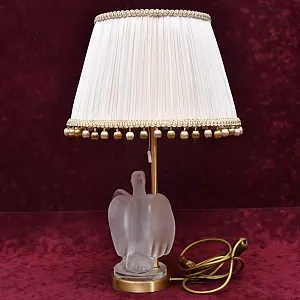 Электрическая Настольная Лампа - Светильник «ARIANE»,  Хрусталь Laligue Франция.