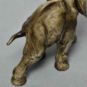 Коллекционная Фарфоровая статуэтка «Идущий СЛОН», Hutschenreuther Германия, 1955 -1968 годы. 