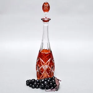 Редкость! Хрустальный Графин - Штоф VAL SAINT LAMBERT Бельгия, конец 50-х гг.