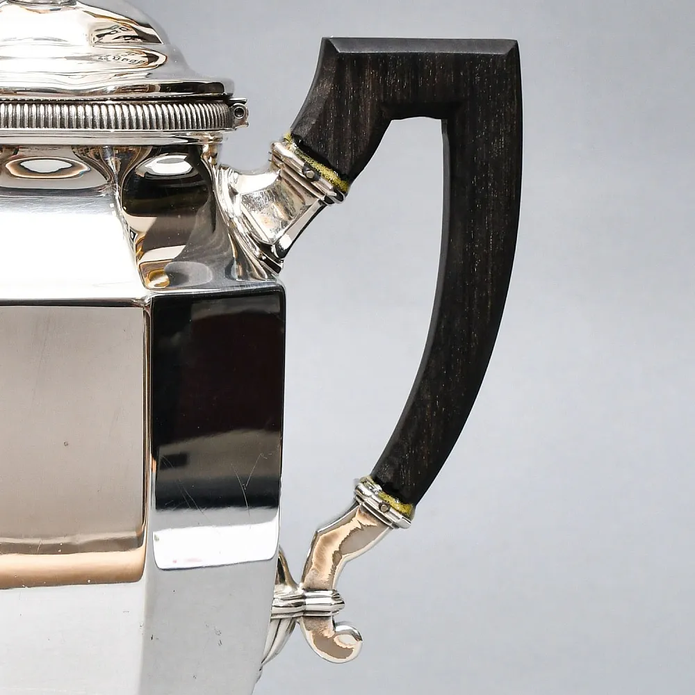 Винтажный Металлический Кофейник - Чайник на 1 л. Silverplated, Christofle Франция. 
