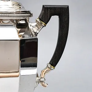 Винтажный Металлический Кофейник - Чайник на 1 л. Silverplated, Christofle Франция. 