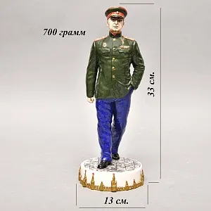 Коллекционная Авторская Статуэтка «Комиссар Государственной Безопасности СССР - Берия Л.П.», фарфор, Россия. 