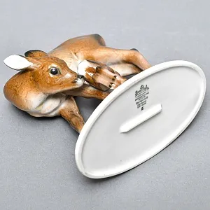 Коллекционная Фарфоровая статуэтка «Олениха и олененок», ROSENTHAL Германия -1948 год. 