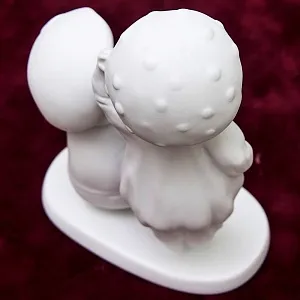 Коллекционная Авторская Статуэтка «Грибочки» из серии «Детский Утренник», фарфор ИФЗ, Россия.