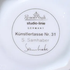 Коллекционная Авторская Кофейная Пара модель nr. 31, Фарфор Rosenthal, Германия.