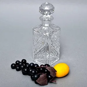 Редкость! Хрустальный Графин - Штоф «GOLF», Англия, 70 -е годы ХХ века.