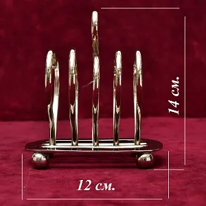 Винтажная Металлическая Подставка для Тостов "СЕРДЦЕ", Silverplate, SHEFFIELD Англия.