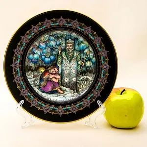 Коллекционная Тарелка «Русские Сказки» - «МОРОЗКО» Фарфор, Villeroy&Boch Германия -1986г.