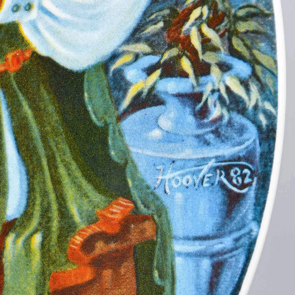 Коллекционная тарелка «Кентерберийские истории. Рассказ жены Бата», Фарфор The Longton Crown Англия.