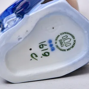 Коллекционная Фарфоровая Статуэтка «ПТИЦА. ЗИМОРОДОК», Bing&Grøndahl Дания, 1970 - 1983 гг.