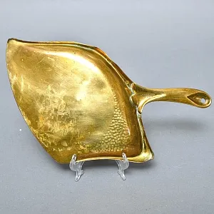 Старинная Щётка с Совком для уборки крошек со стола, металл  Германия, начало ХХ века.