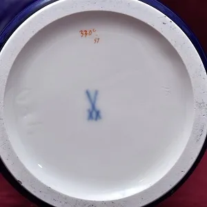 Коллекционная Фарфоровая Ваза для Цветов, MEISSEN Германия, первая половина ХХ века.