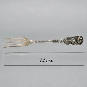 Десертный Набор Лопатка и Вилочки «Хильдесхаймская роза» Silverplate, Германия -60гг.