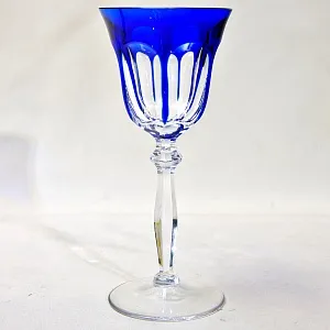 Редкость! Хрустальный Бокал для вина «Diana» - синий, NACHTMANN Германия, 60 -е годы ХХ века.