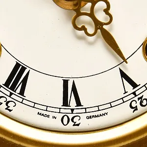 Винтажные Каминные Механические Фарфоровые Часы с боем «Время Роз», Franz Hermle & Sohn Германия 50 гг. 