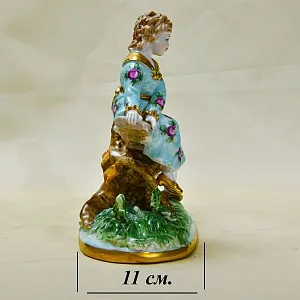 Коллекционная Фарфоровая Статуэтка «Дети на Качелях», Германия, вторая половина ХХ века.