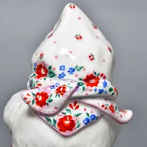 Авторская Коллекционная Фарфоровая Статуэтка «Укутыш или Девочка на лыжах», Россия.