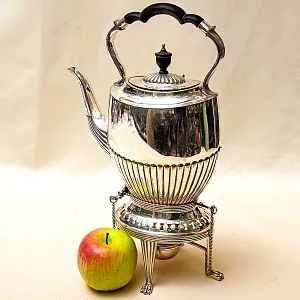 Бульотка - Чайник - Запарник, SHEFFIELD Англия Silverplate, начало ХХ века.