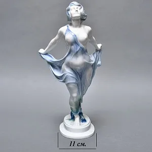 Антикварная Фарфоровая статуэтка Арт Деко «Невеста ветра», Rosenthal Германия, 1912 - 1914 годы. 