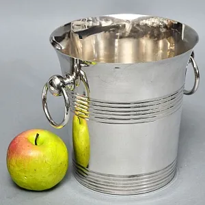 Винтажное Классическое Ведёрко для охлаждения шампанского или вина, Silverplate, BOSSI De Uberti, Италия 70 -е гг.