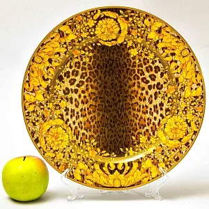 «Wild Floralia» - Коллекционная Фарфоровая Тарелка - Блюдо, VERSACE, Rosenthal Германия - 2002 год.