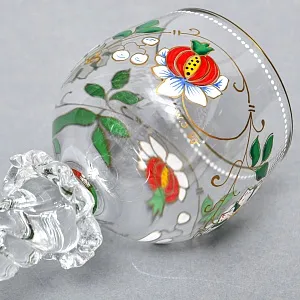 Хрустальные Бокалы для Вина «Blumenstrauß», Theresienthal Германия, 80 -е годы ХХ века. 