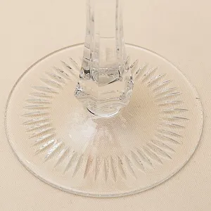 Шесть Бокалов для вина из Цветного Хрусталя серия «Der große Salut», NACHTMANN Германия, 70 -е годы.