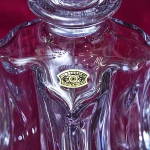 Редкость! Штоф - Графин «Ледяная Корона» Хрусталь, VAL SAINT LAMBERT Бельгия, конец 60-х гг.