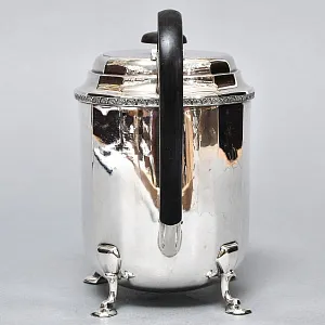 Винтажный Металлический Кофейник - Чайник на ножках 1 л. Silverplate, Англия - середина ХХ века.