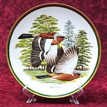 Коллекционная Тарелка - Блюдо «Зяблик» Фарфор, Franklin Porcelain США -1980 год.