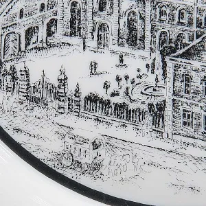 Коллекционная Фарфоровая тарелка «Пивоварня Дибельс», Furstenberg Германия - 1988 год.