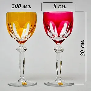 Набор «Тет-а-Тет» Пара Хрустальных Бокалов серия «BERTTA», NACHTMANN Германия, 70 -е годы.