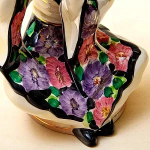 Парные Статуэтки «ДУЭТ - КИТАЙСКИЕ МУЗЫКАНТЫ», Фаянс CIA MANNA, Италия 70 гг.