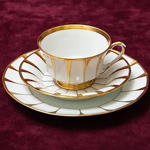 Чайный Сервиз в стиле АМПИР на 12 персон - 42 предмета, Furstenberg, Германия середина ХХ века.