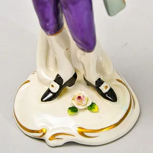 Редкость! Коллекционная фарфоровая статуэтка «Галантный кавалер»,  RUDOLF KAMMER, Германия -1961 год.