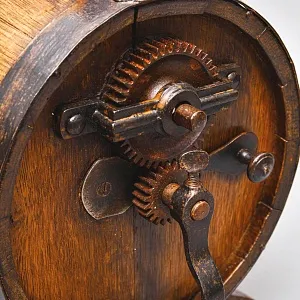 Старинная Антикварная Деревянная Маслобойка, Франция начало ХХ века.