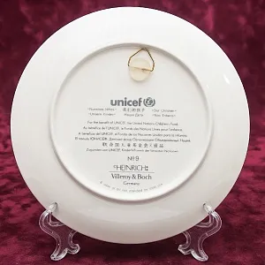 Коллекционная Тарелка «Дети Мира» - «Кения» Фарфор Heinrich Villeroy&Boch - 1980 год.