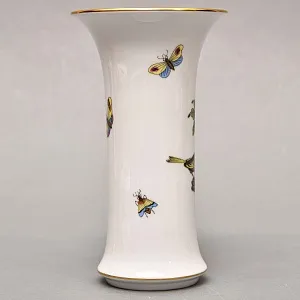 Небольшая Коллекционная Ваза для цветов «ROTHSHILD BIRDS», Фарфор Herend Венгрия.