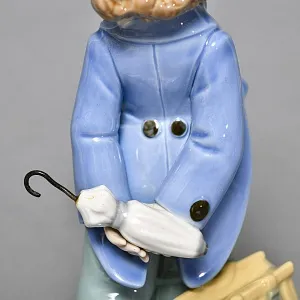 Коллекционная Фарфоровая статуэтка «Клоун с зонтиком», NAO by Lladro (Ллядро) Испания.