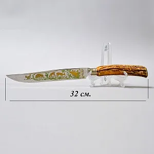 Набор для Барбекю «Охота» из 2-х предметов, Германия, ANTON WINGER Solingen, 60 -е годы ХХ века.