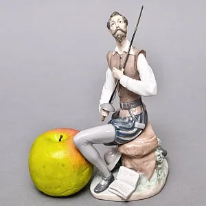 Коллекционная Фарфоровая статуэтка «Дон Кихот Ламанчский», Lladro Испания.