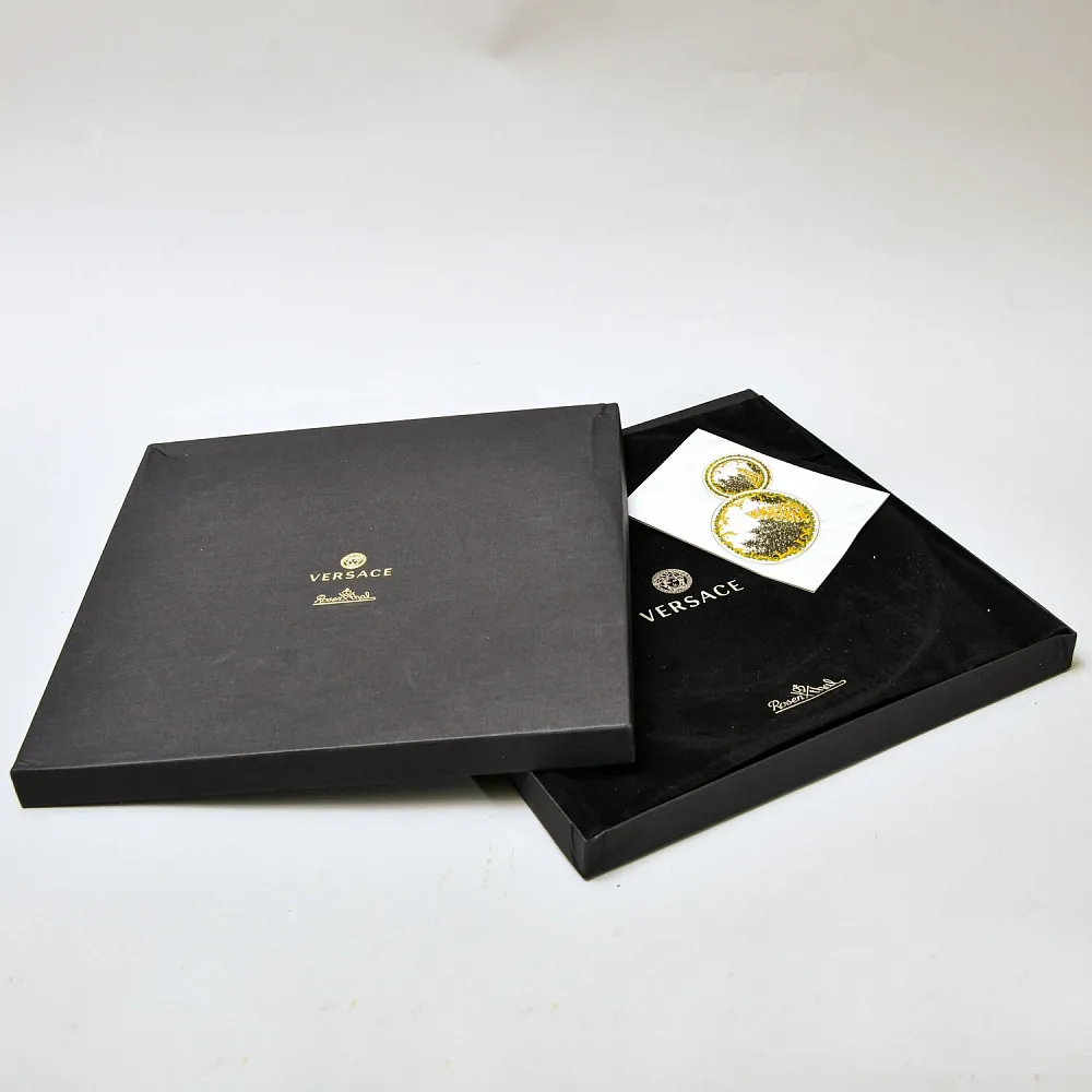 «Рождество Зимняя ночь» - Коллекционная Фарфоровая Тарелка - Блюдо, VERSACE, Rosenthal Германия.