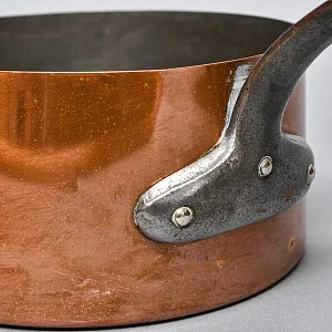 Винтажный Набор из 5-ти Медных Ковшиков разных размеров Франция, 70-е годы ХХ века!