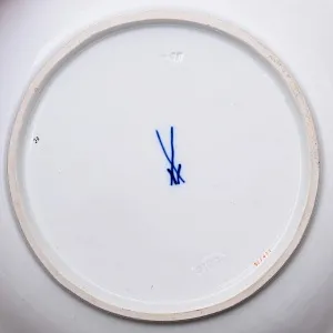 Антикварное Фарфоровое Блюдо - Тарелка MEISSEN, Германия - первая половина ХХ века.