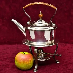 Винтажная Бульотка - Чайник - Запарник, Металл Silverplated, SHEFFIELD Англия.