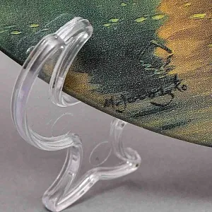 Коллекционная Фарфоровая тарелка «Лошади. Прыжок в пруд», Furstenberg Германия - 1995 год.