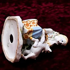 Редкость! Фарфоровая Статуэтка «Аленушка и братец Иванушка» ЛЗФИ. СССР 60-е годы ХХ века..