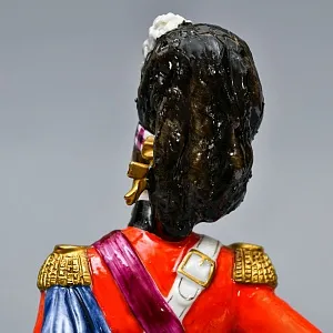 Редкая!!! Фарфоровая Cтатуэтка «Солдаты Британской Армии. 92-й пехотный полк», RUDOLF KAMMER Германия. 