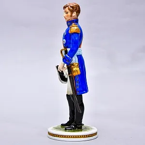 Редкая! Фарфоровая Cтатуэтка «Маршал Жан Ланн - Lannes» из серии «Армия Наполеона», KAISER Германия.