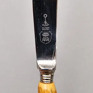 «Охота» - Набор для разделки дичи в деревянной коробке, Германия, Wickuler Solingen, 80 -е гг.